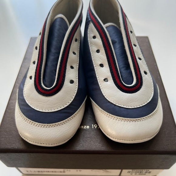 NEW with tags GUCCI shoes unisex toddler 19 size - Picture 15 of 16
